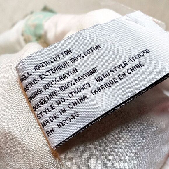 TULLE Brand Sleeveless Floral Rose Summer Spring Dress - Size Large - Picture 8 of 8